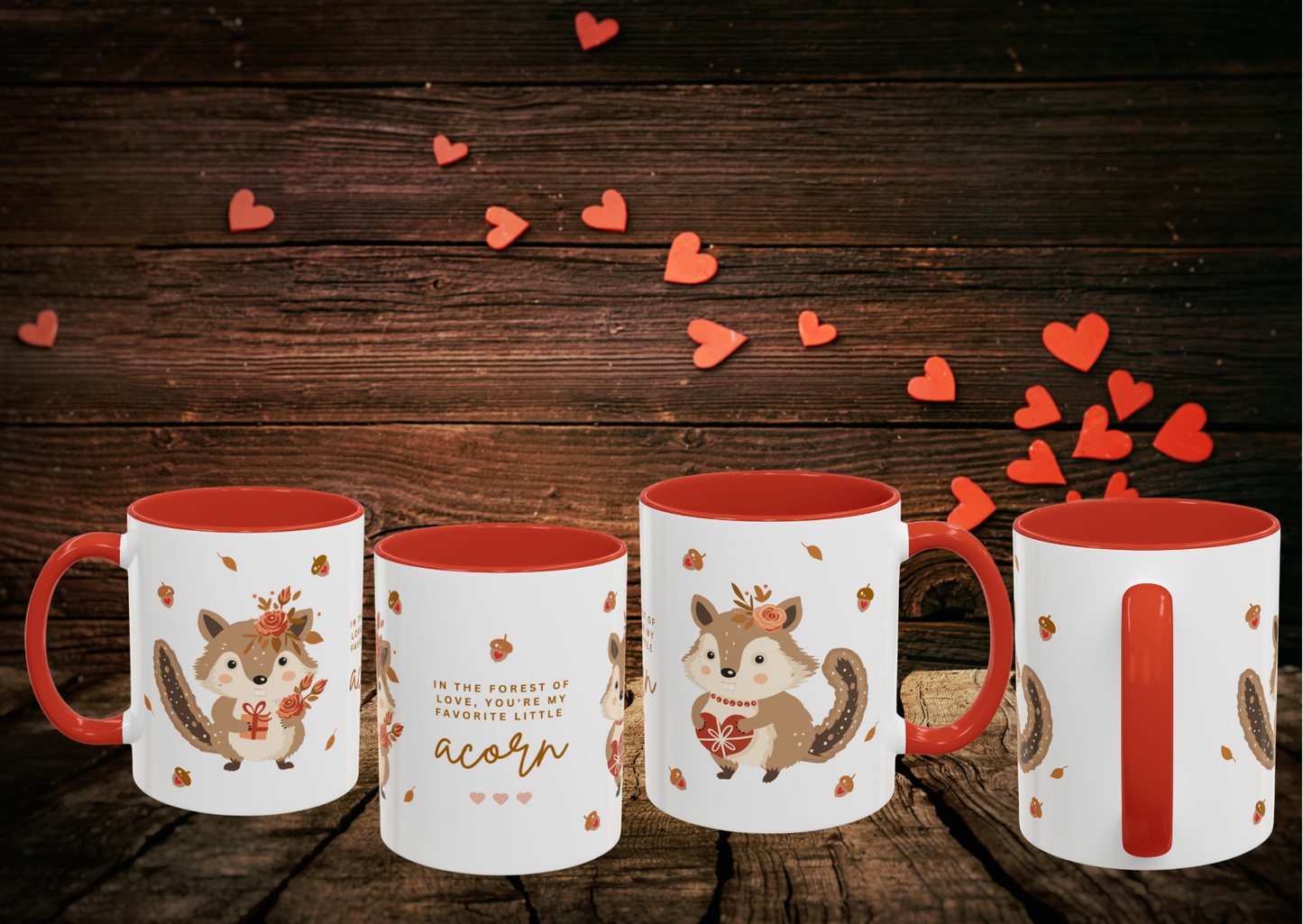 🥰 Mok “Forest of Love – Acorn” | Valentijnseditie