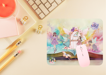 Fairytale Muismat | Fantasy Bureau Accessoire | Fairy Mousepad | Creatieve Aap