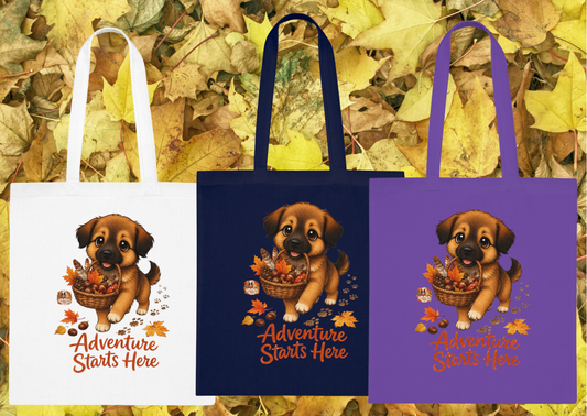 Novi – Adventure Starts Here Totebag | 100% Katoen | Herfstcollectie 2026
