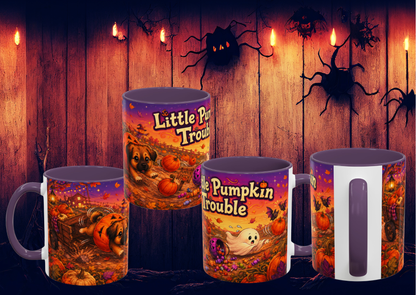 Novi Pumpkin Trouble Halloween mok – keramische mok 330 ml