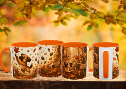 Novi Herfst Avontuur Mok 330 ml | Keramische Koffie- en Theemok | Creatieve Aap Herfst Collectie 2026