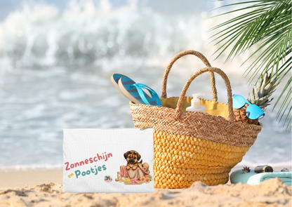 Zonneschijn en Pootjes Novi Opberg Etui – Zomer Make-up Tas & Reis Organizer