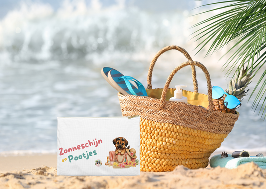 Zonneschijn en Pootjes Novi Opberg Etui – Zomer Make-up Tas & Reis Organizer