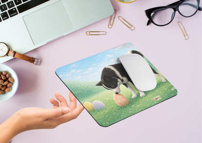 Nikita Paas Muismat – Vrolijk Pasen | Eigen Creatieve Aap Design | Neopreen | 23,2 x 19,4 cm