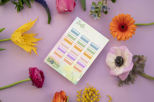 Weertracker Planner Stickers – Lente Collectie 2026 | Pastel Weather Tracker