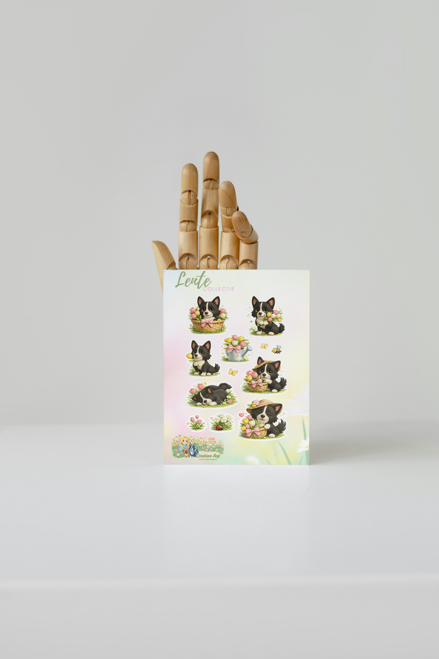 Nikita Planner Stickers – Lente Collectie 2026 | Hond Kawaii