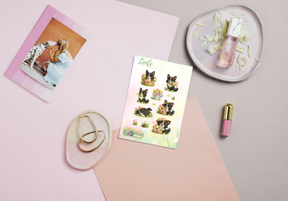 Nikita Planner Stickers – Lente Collectie 2026 | Hond Kawaii