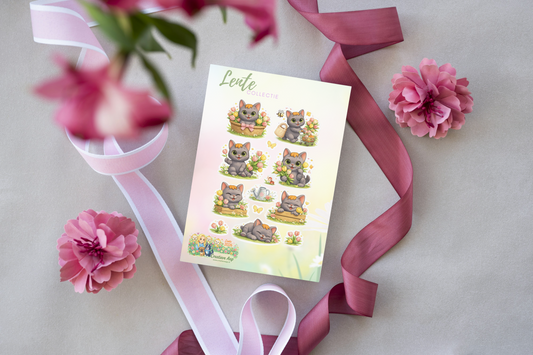 Shelby Planner Stickers – Lente Collectie 2026 | Kat Kawaii