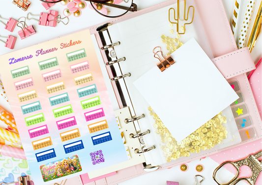 Zomerse Emotie Tracker Planner Stickers | Mood Tracker Stickers | A6 & A5 Vinyl Planner Stickers