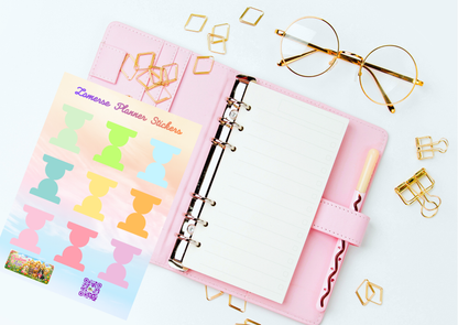Ronde Tabs Planner Stickers | Pastel Tab Stickers | Planner Tabs | A6 & A5 Vinyl Sticker Sheet