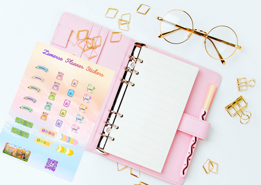Zomerse Weekplanner Planner Stickers | Planner Stickers A6 & A5 | Vinyl Matte Stickers | Bullet Journal Stickers