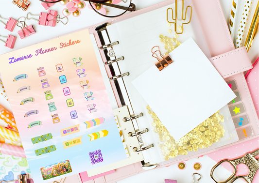 Zomerse Weekplanner Planner Stickers | Planner Stickers A6 & A5 | Vinyl Matte Stickers | Bullet Journal Stickers