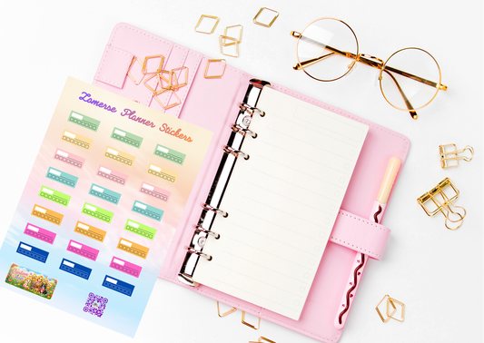 Zomerse Checkbox Planner Stickers | Vinyl Planner Stickers | A6 & A5 | Creatieve Aap