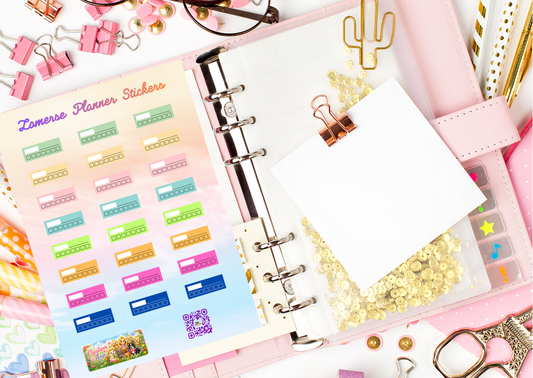 Zomerse Checkbox Planner Stickers | Vinyl Planner Stickers | A6 & A5 | Creatieve Aap