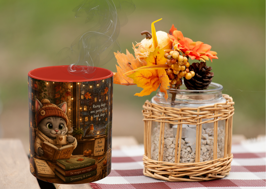 Shelby Cozy Lees Café Mok 330 ml | Keramische Koffie- en Theemok | Creatieve Aap Herfst Collectie 2026