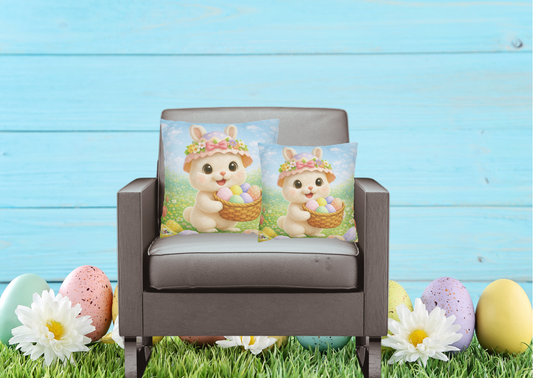 Maggie Paas Sierkussen Hoes – Eigen Creatieve Aap Design | Lente Decoratie | 35x35 of 40x40 cm