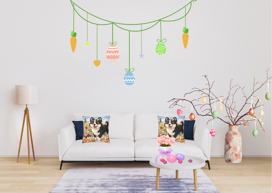 Nikita Paas Sierkussen Hoes – Eigen Creatieve Aap Design | Lente Woondecoratie | 35x35 of 40x40 cm