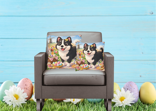 Nikita Paas Sierkussen Hoes – Eigen Creatieve Aap Design | Lente Woondecoratie | 35x35 of 40x40 cm