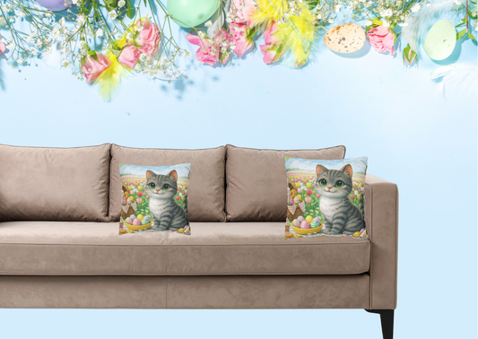 Shelby Paas Sierkussen Hoes – Eigen Creatieve Aap Design | Lente Decoratie | 35x35 of 40x40 cm