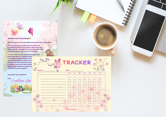 Lente Tracker – PDF Download | Overzicht & Rust | Lente Collectie 2026