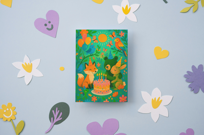 Verjaardagskaart Dierenfeest – Lente 2026