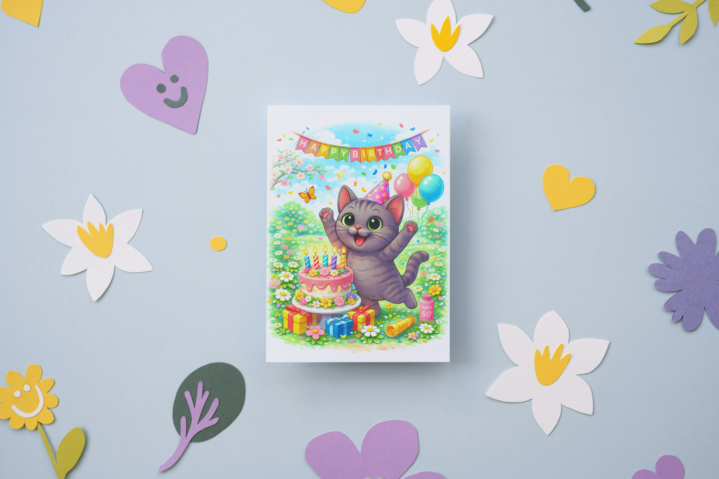 Shelby Verjaardagskaart – Happy Birthday | Lente 2026