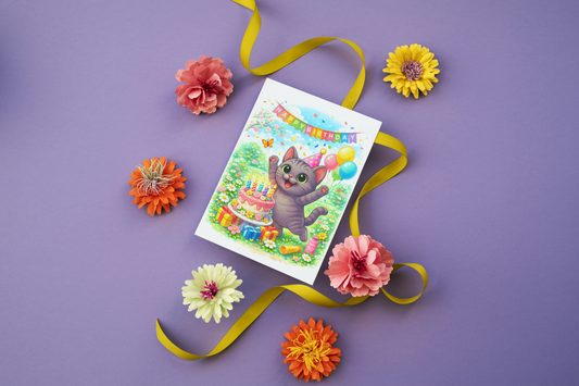 Shelby Verjaardagskaart – Happy Birthday | Lente 2026